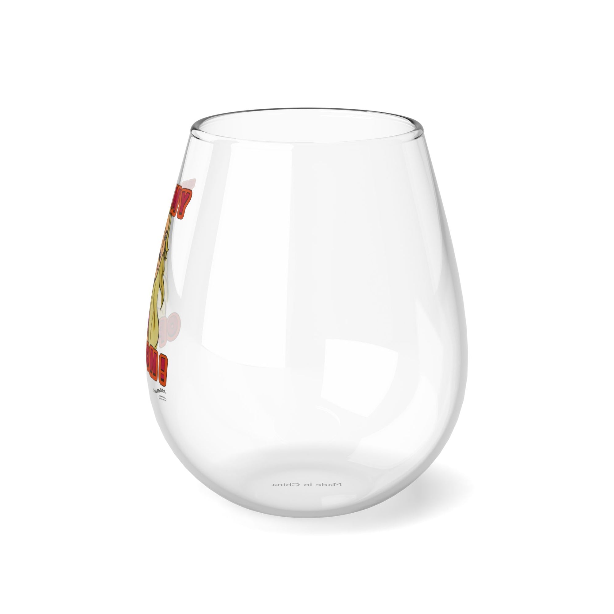 RHOC "That's MY Opinion!", Stemless Wine Glass, 11.75oz