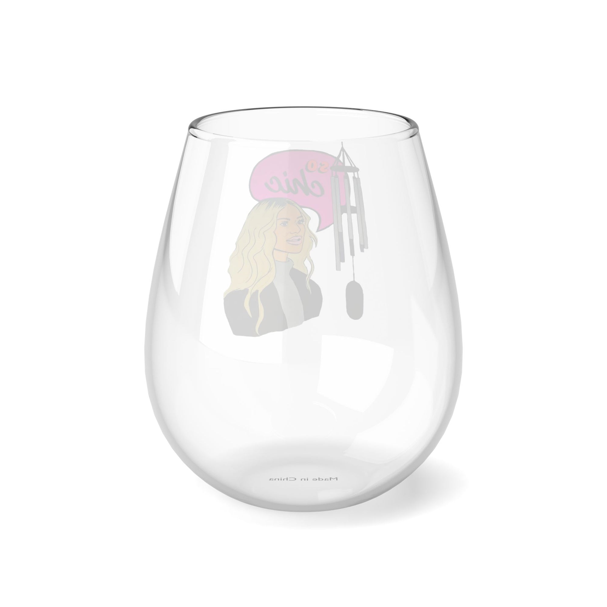 RHOBH So Chic, Stemless Wine Glass, 11.75oz Featuring Dorit Kemsley