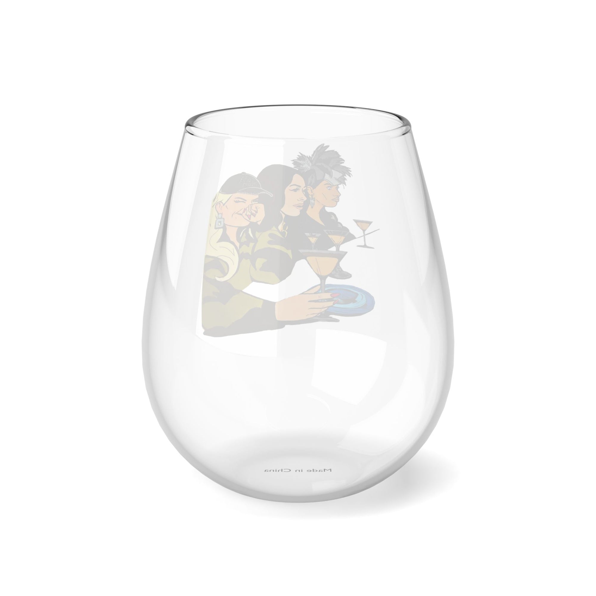 RHOSLC Heather Espresso, Stemless Wine Glass, 11.75oz