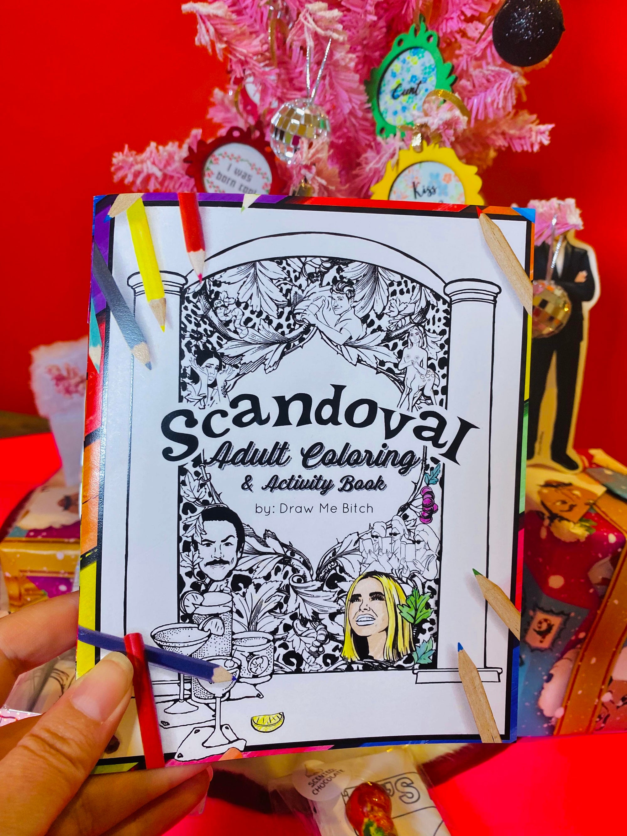 Stocking Stuffer Size Scandoval Coloring Book