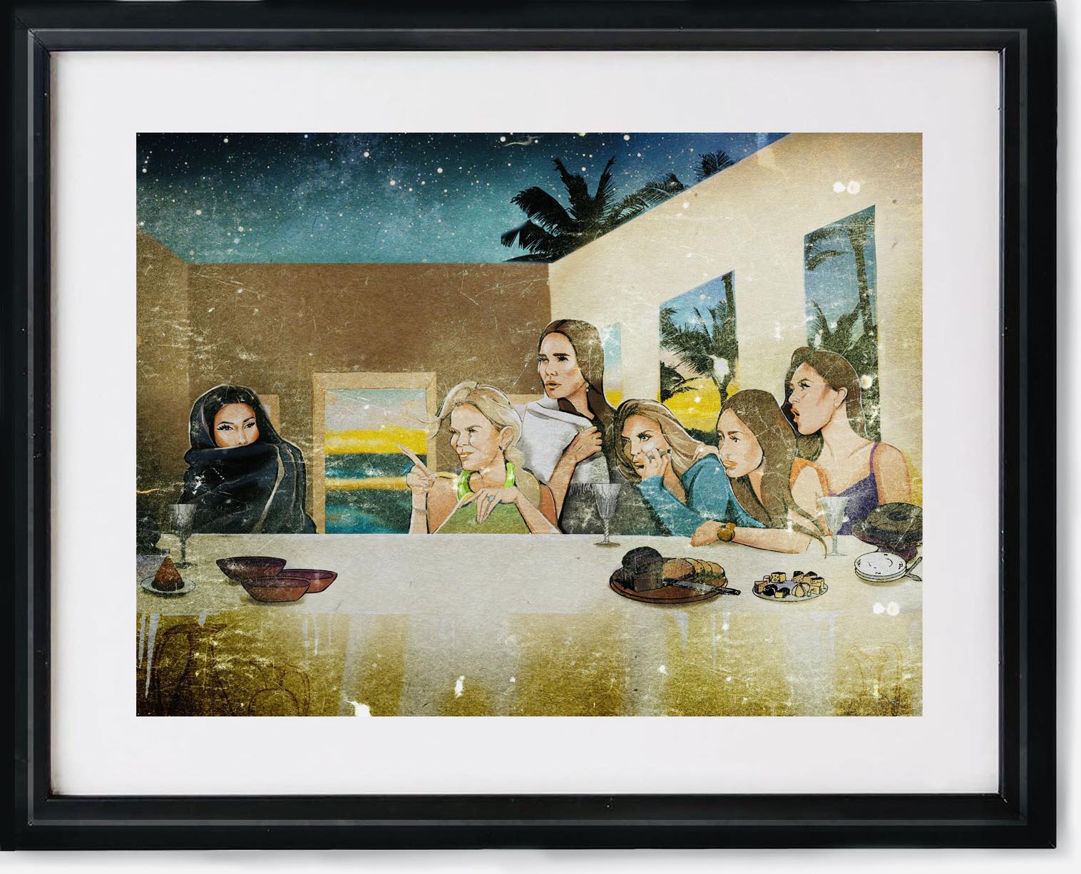 11 x 14 Framed SLC Last Supper