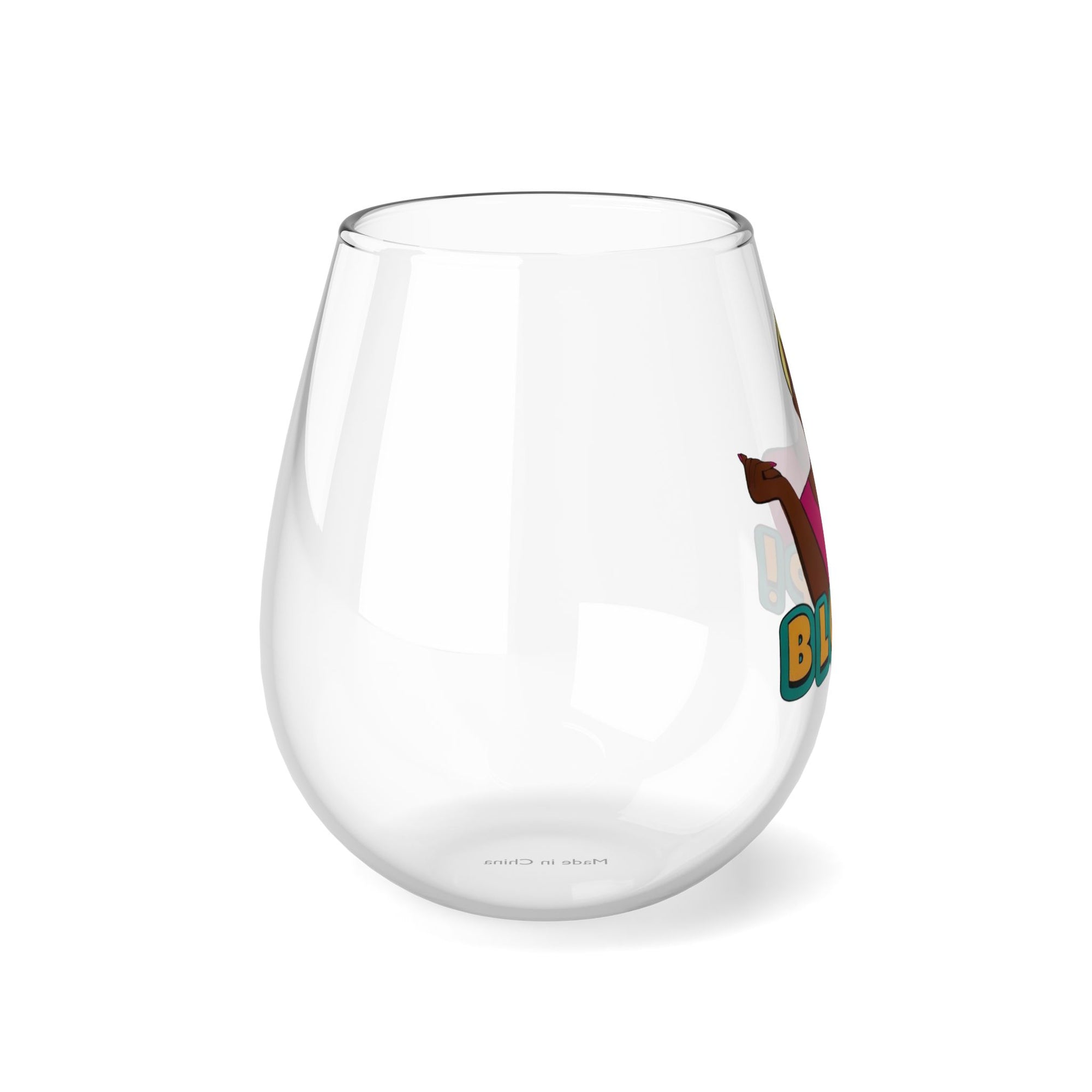 RHOA "BLOOP", Stemless Wine Glass, 11.75oz Featuring Nene Leakes