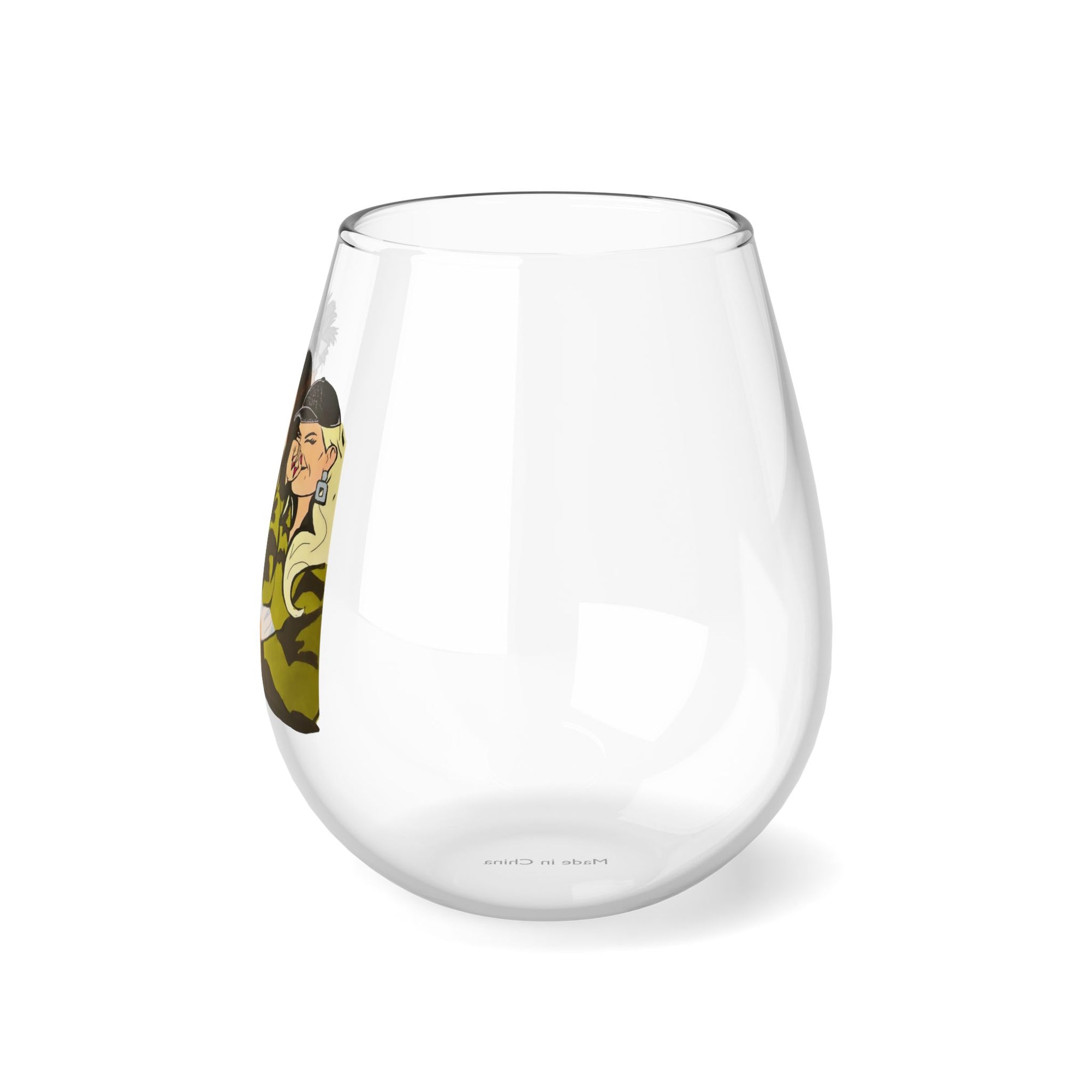 RHOSLC Heather Espresso, Stemless Wine Glass, 11.75oz