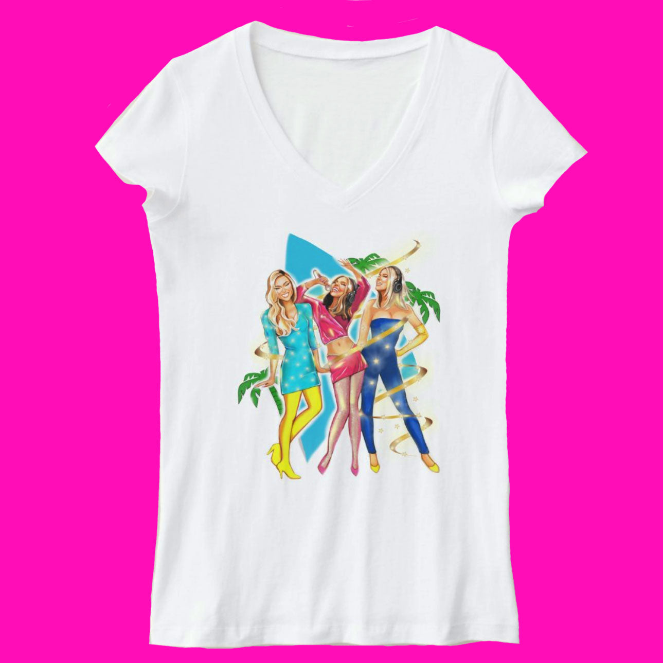 Good As Gold Glam Girl Band T-Shirt