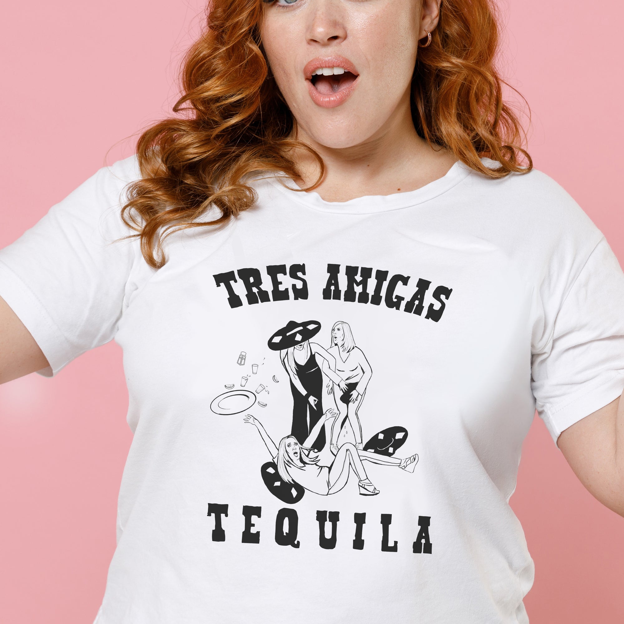 Tres Amigas Tequila  T-Shirt